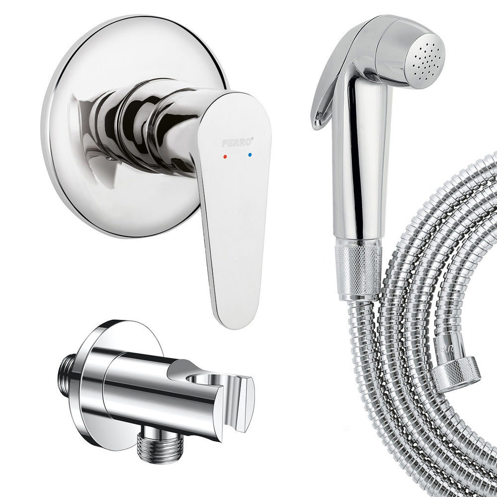 Ferro Algeo Faucet and Ferro Presso Chrome Shower Set