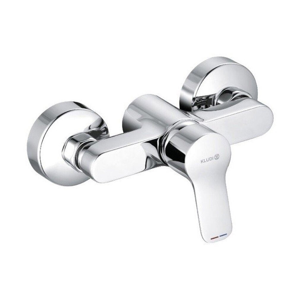 Kludi Pure&Easy Basin Mixer, Shower Mixer and Shower Set Chrome