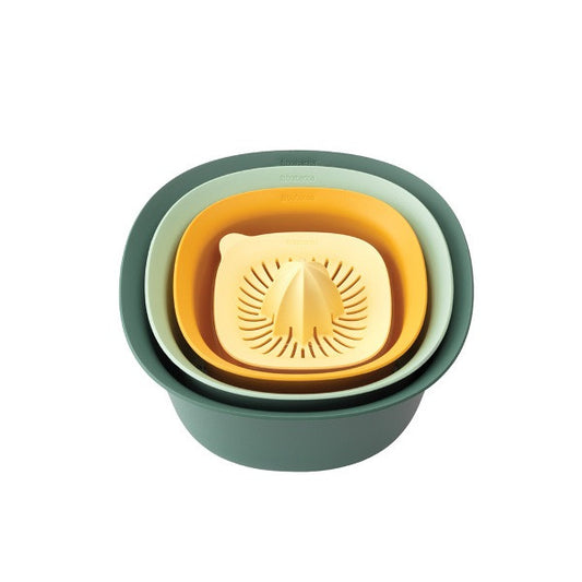 Комплект Brabantia Tasty+, 2 купи за смесване, цедка и сокоизстисквачка 1001199
