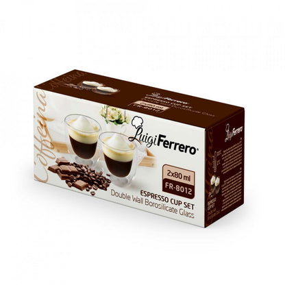 Комплект чаши еспресо Luigi Ferrero Coffeina FR-8012 80ml, 2 броя 1005194