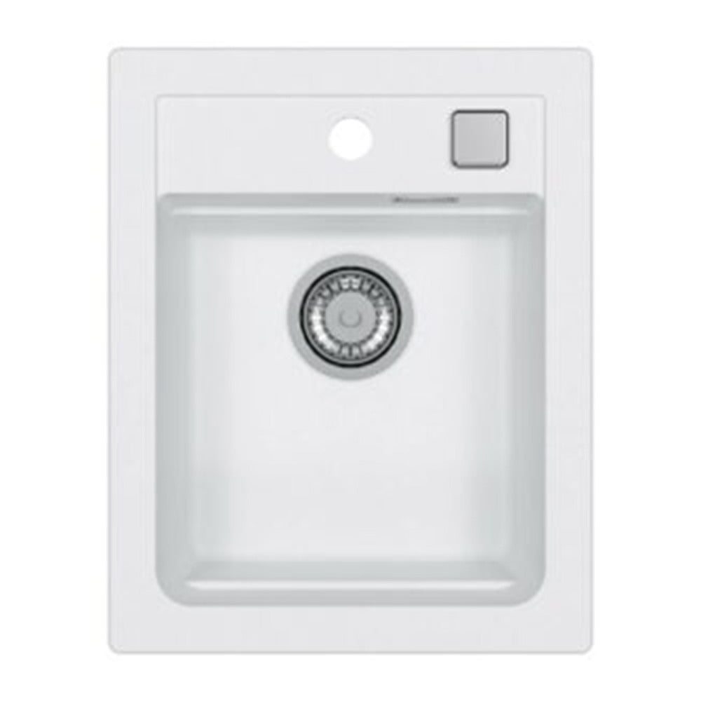 Комплект кухненска мивка композит Alveus Atrox 10 бял 40x50 см и батерия Kati