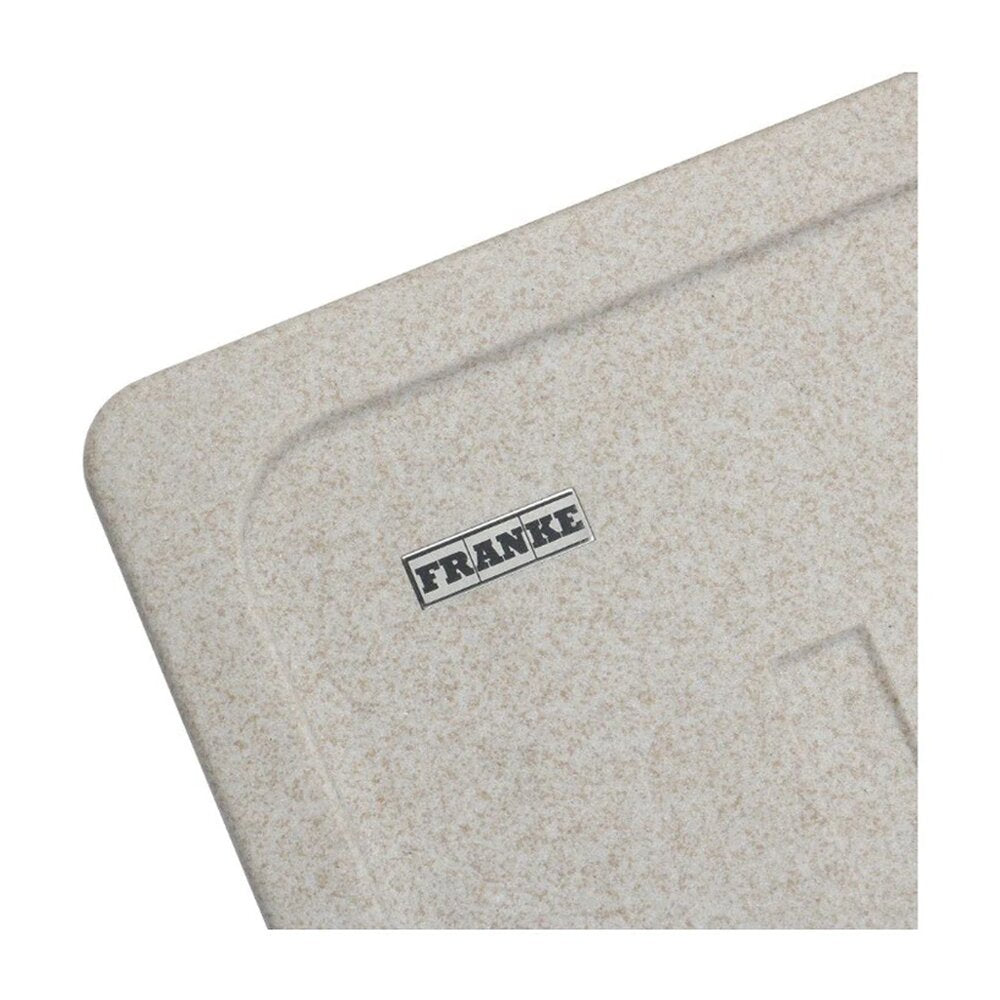 Комплект мивка за кухня композит Franke Malta Avena 1 с мивка и отцеждач 78x43.5 cm реверсивна матово бежово покритие плюс батерия