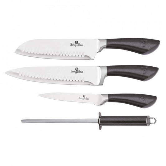 Комплект ножове (4 части) Metallic Line Carbon Pro Edition BerlingerHaus BH 2497