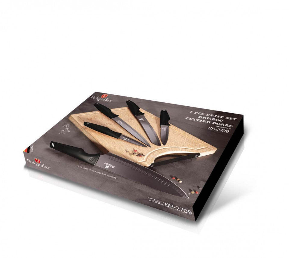 Комплект ножове (6 части) Black Silver Collection BerlingerHaus BH 2709