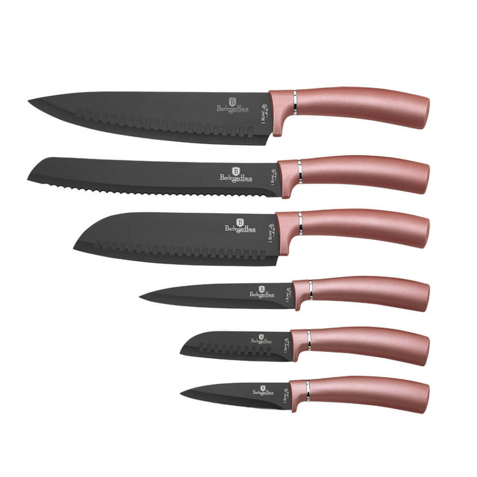Комплект ножове (6 части) I-Rose Collection BerlingerHaus BH 2557