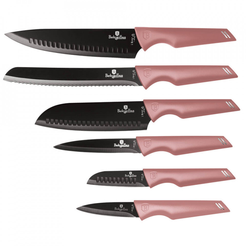 Комплект ножове (6 части) I-Rose Collection BerlingerHaus BH 2595