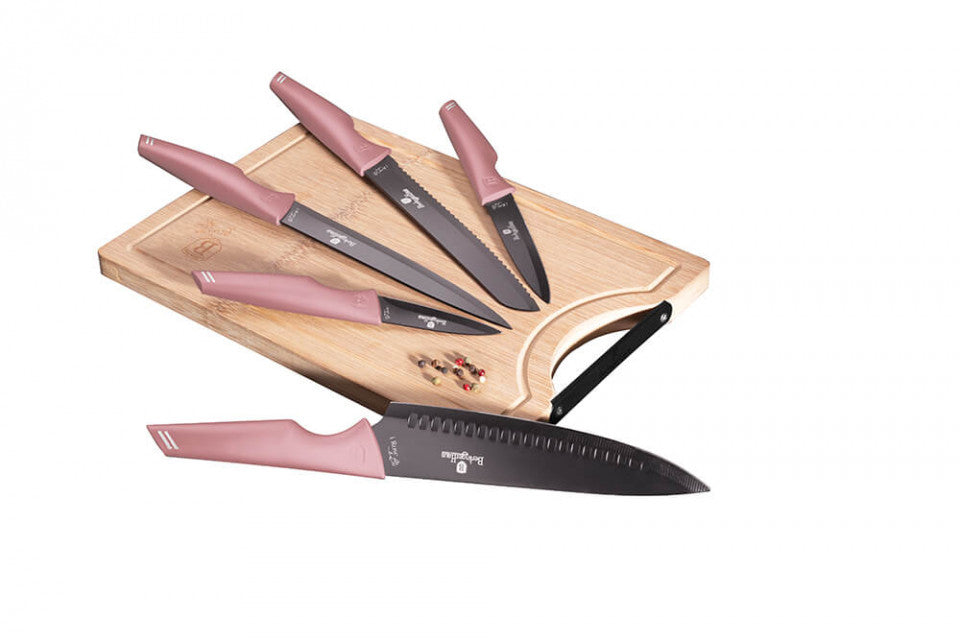 Комплект ножове (6 части) I-Rose Collection BerlingerHaus BH 2710