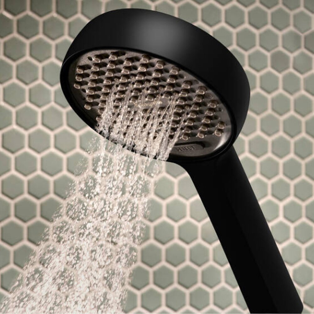 Комплект за душ с бар 65 cm Hansgrohe Activera Select S матово черен 2 функции EcoSmart