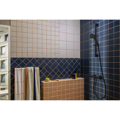 Комплект за душ с бар 65 cm Hansgrohe Activera Select S матово черен 2 функции EcoSmart