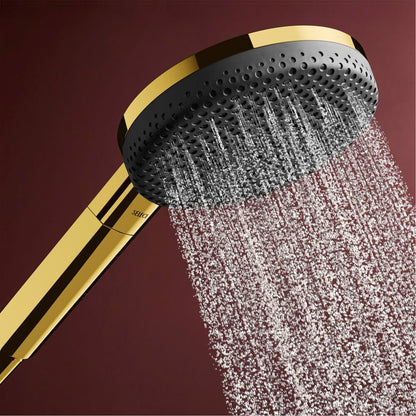 Комплект за душ с бар 65 cm Hansgrohe Raindance Alive Select S лъскав златист 3 функции EcoSmart