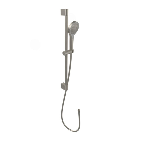 Комплект за душ с бар 70 cm Villeroy&Boch Verve brushed nickel и душ глава с 3 функции