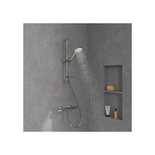 Комплект за душ с бар 75 см Villeroy&Boch Universal хром гланц, етажерка и душ глава с 3 функции: