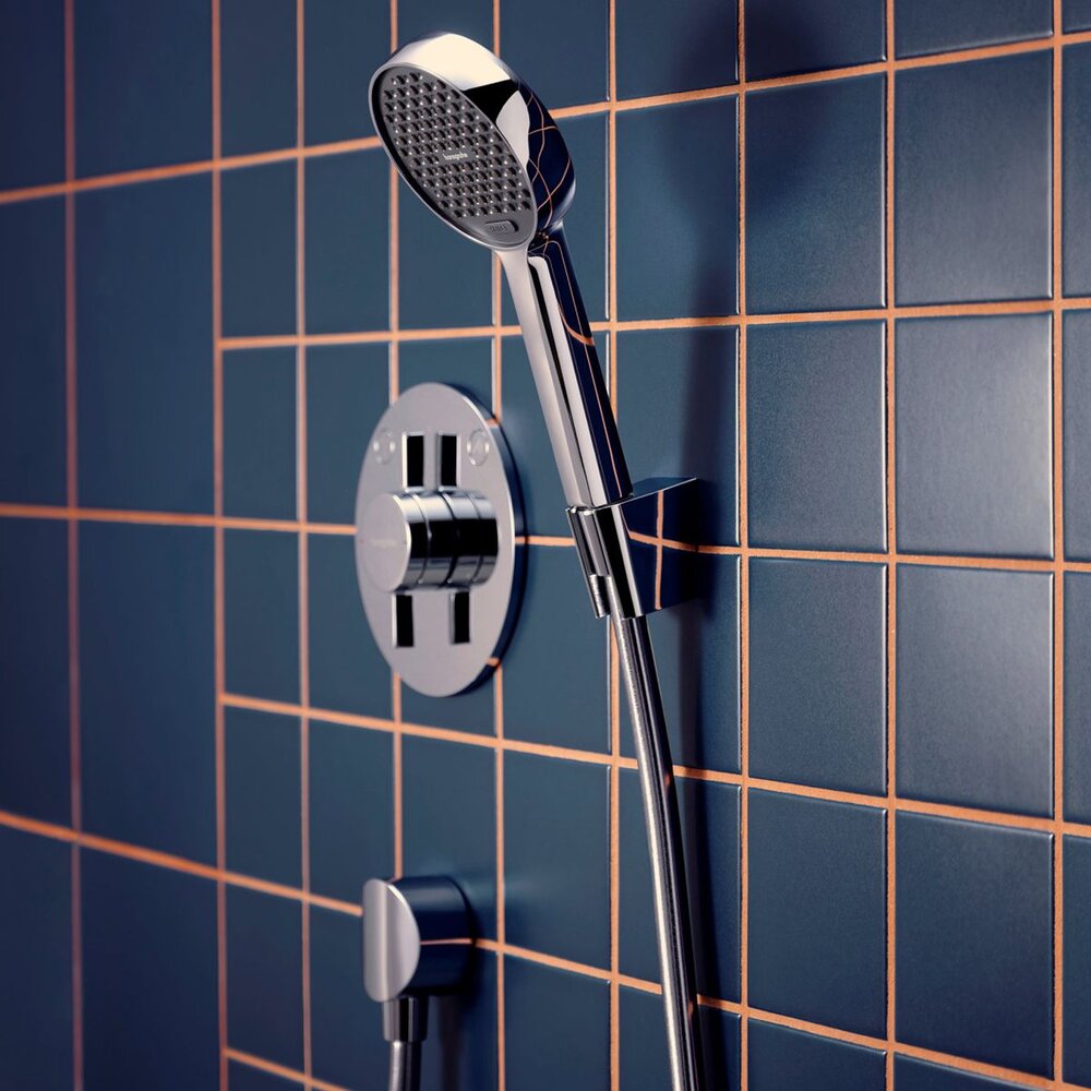 Душ комплект с ръчен душ Hansgrohe Activera Select S хром гланц 2 функции EcoSmart