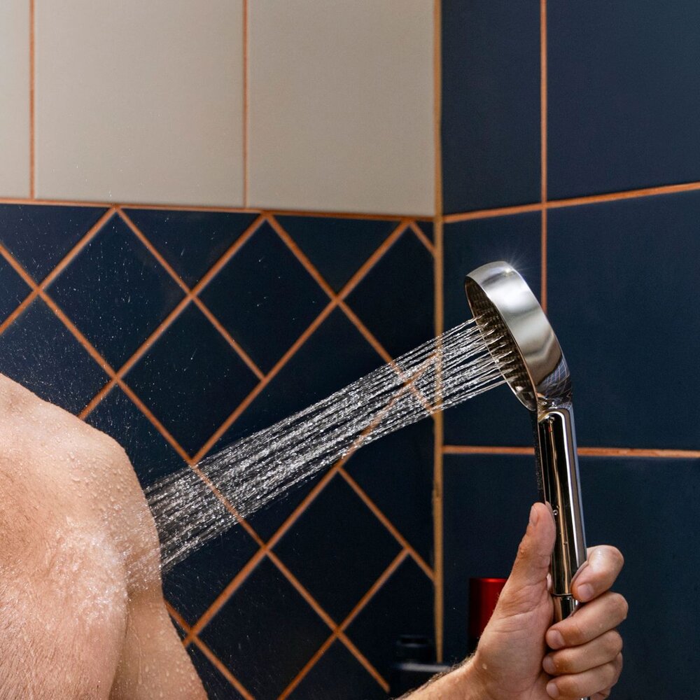 Душ комплект с ръчен душ Hansgrohe Activera Select S хром гланц 2 функции EcoSmart