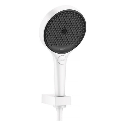 Сет за душ с портрет Hansgrohe Rainfinity 130 бял мат 3 функции