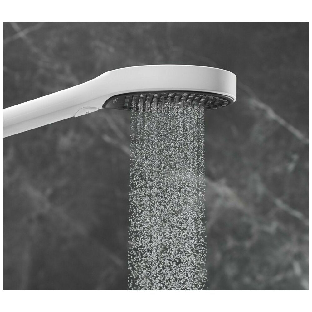 Сет за душ с портрет Hansgrohe Rainfinity 130 бял мат 3 функции