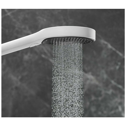 Сет за душ с портрет Hansgrohe Rainfinity 130 бял мат 3 функции