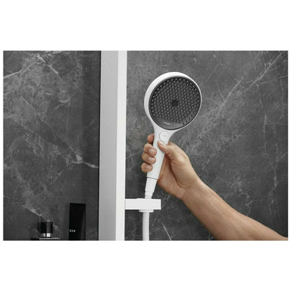 Сет за душ с портрет Hansgrohe Rainfinity 130 бял мат 3 функции