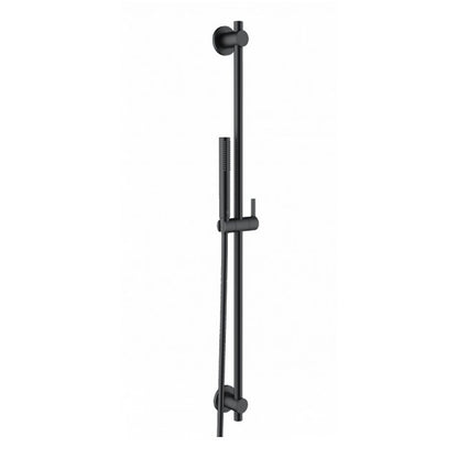 Душ комплект Kludi Nova Fonte Puristic черен мат с бар 90 см