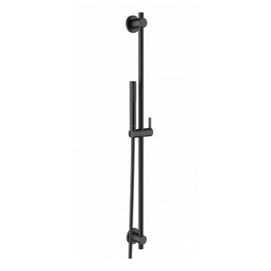 Душ комплект Kludi Nova Fonte Puristic черен мат с бар 90 см