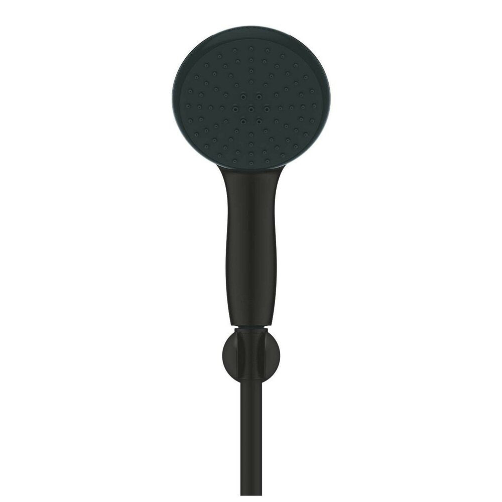 Комплект за черен матов душ Grohe New Tempesta 110 с портър