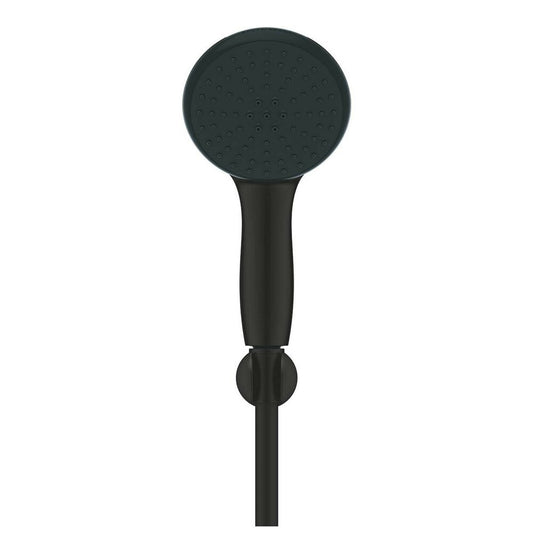 Matte black shower set Grohe New Tempesta 110 with holder