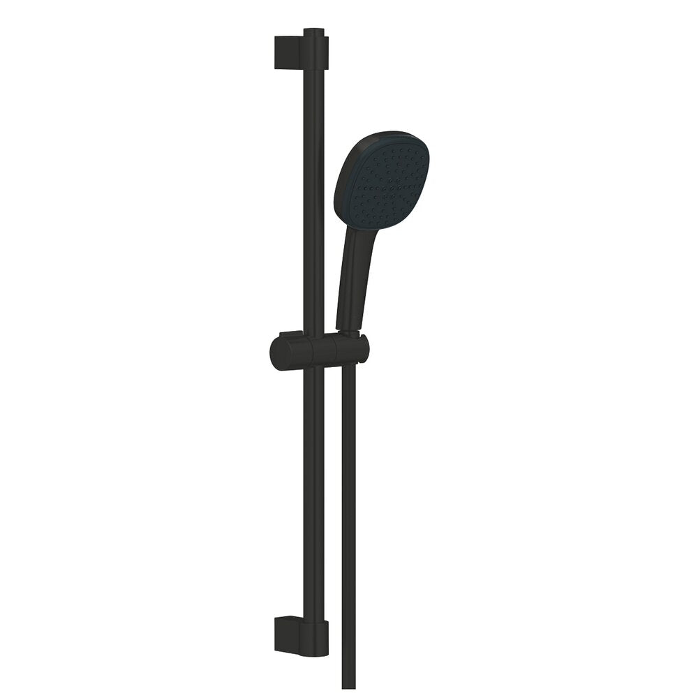 Matte black shower set Grohe Tempesta Cube 110 with 2 functions