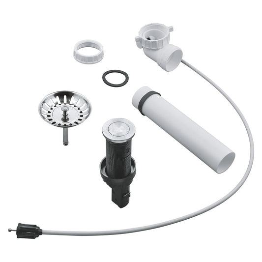 Drain Set with Click-Clack Valve for Sink Grohe