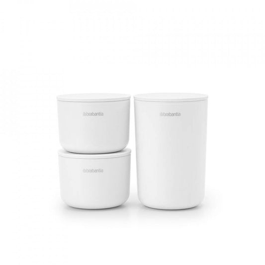 Комплект за съхранение на аксесоари Brabantia, Бял, 3 бр 1004129