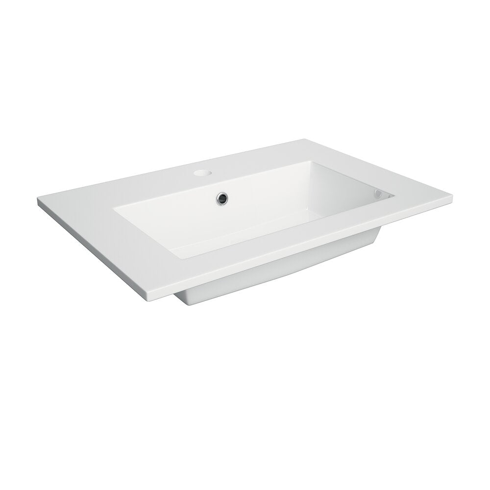 Defra Como Wall-Mounted Base Cabinet Set in Green with Flex 80 Composite Sink