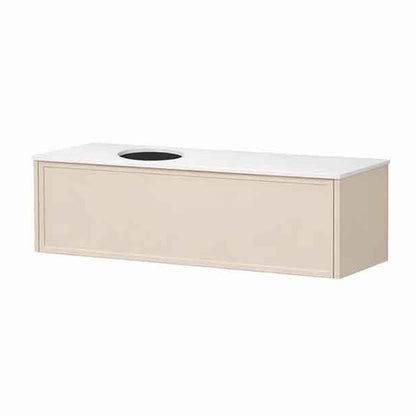 Сет за окачен шкаф KolpaSan Orphia 1 чекмедже 120 cm завършек light grey с плот Kerrock