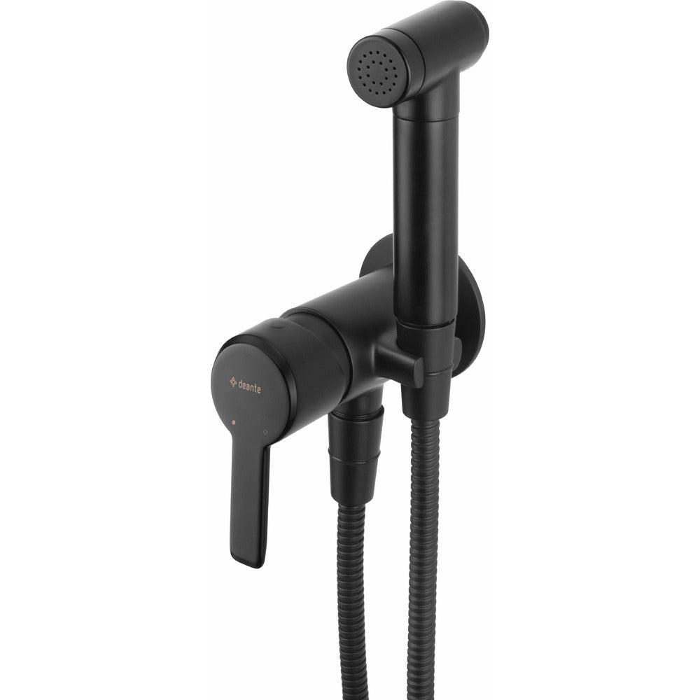 Deante Arnika Hygienic Shower with Built-in Faucet Black