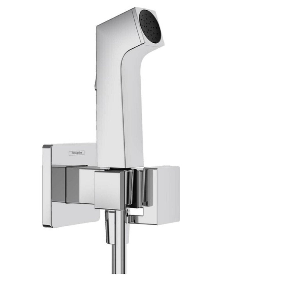 Комплект за хигиенен душ с вградена част Hansgrohe Bidette E EcoSmart 1 jet хром