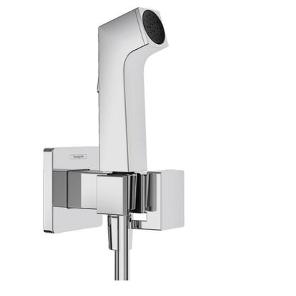 Комплект за хигиенен душ с вградена част Hansgrohe Bidette E EcoSmart 1 jet хром