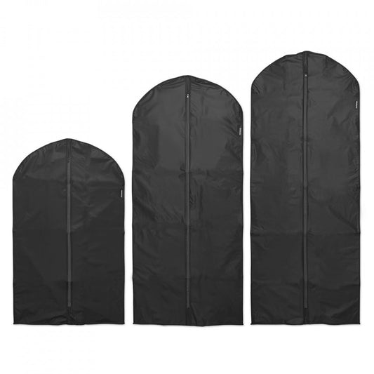 Комплект калъфи за дрехи Brabantia, размер M/L/XL, 60x100/135/150cm, Черен 3 броя 1005662