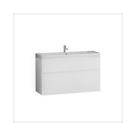KolpaSan Oxana Wall-Mounted Cabinet and Sink Set 105 cm
