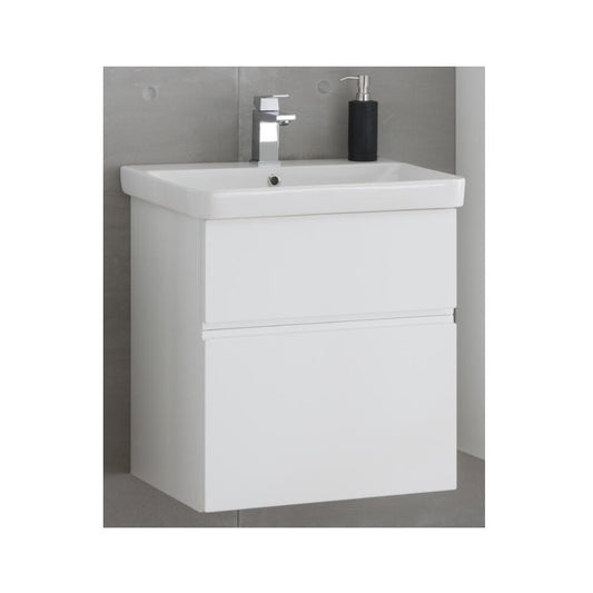 KolpaSan Oxana Wall-Mounted Cabinet and Sink Set 60 cm