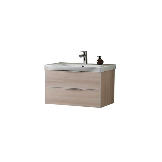 KolpaSan Lana II Wall-Mounted Cabinet and Sink Set 80 cm