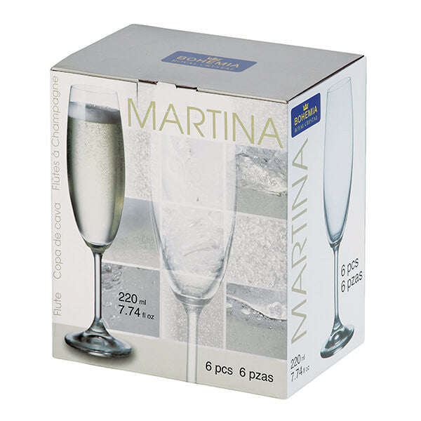 Комплект чаши Bohemia Royal Martina, 6 бр., 220 мл 107940