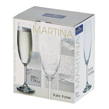 Комплект чаши Bohemia Royal Martina, 6 бр., 220 мл 107940
