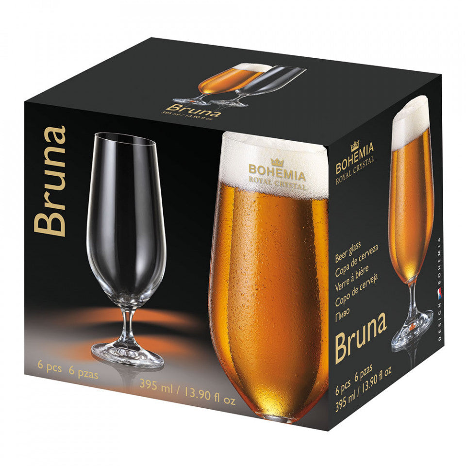 Комплект чаши за бира Bohemia Royal Bruna 395ml, 6 броя 1005954