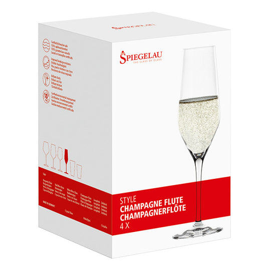 Комплект чаши за шампанско Spiegelau Style, 4 бр., 240 мл 109384