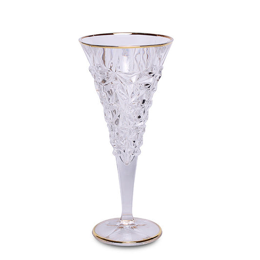 Комплект чаши за вино Bohemia Glacier Gold, 6 бр., 250 мл 1000267