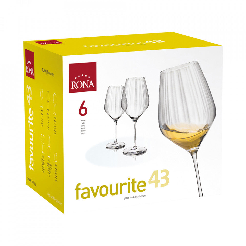 Комплект чаши за вино Rona Favorite 7361 360ml, 6 бр 1005286