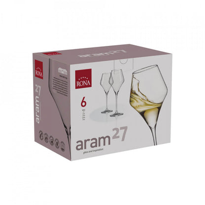 Комплект чаши Rona Aram 6508, 6 бр., 500 мл 1001113