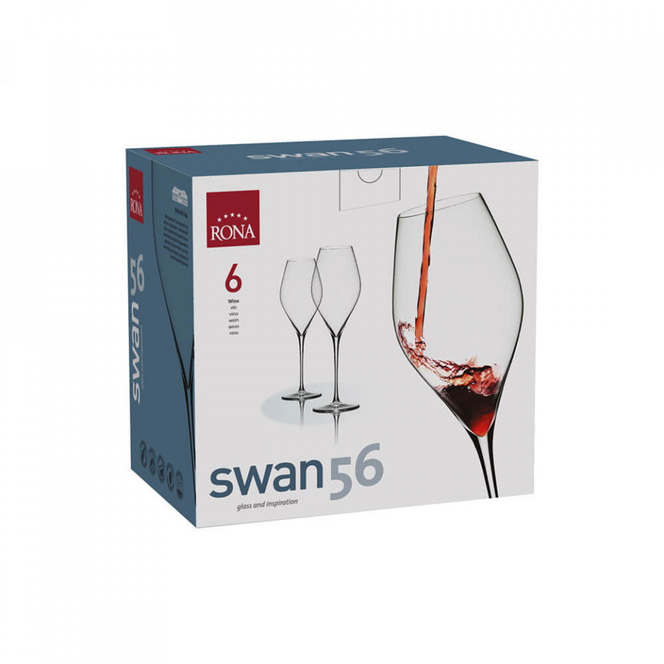 Комплект чаши Rona Swan 6650, 6 бр., 860 мл 104816