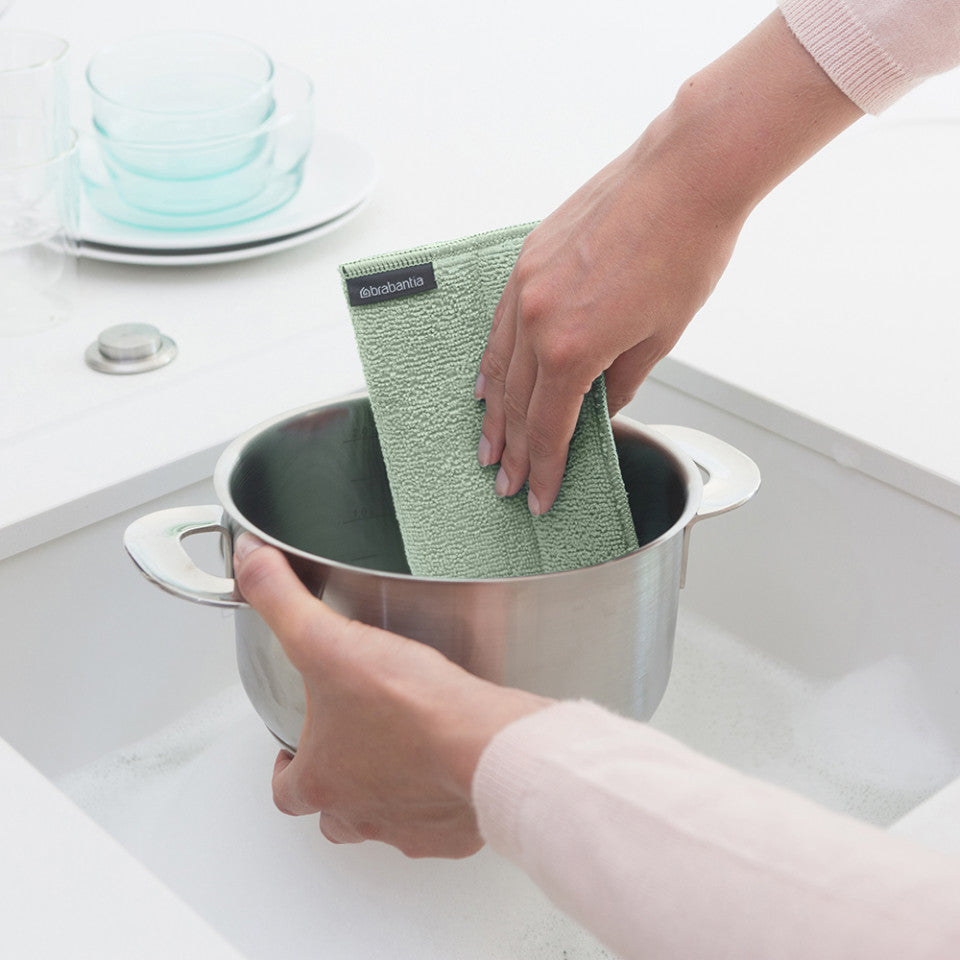 Комплект микрофибърни кърпи Brabantia SinkSide Тъмен сив/Светъл сив/Яшмово зелено 3 бр 1005612