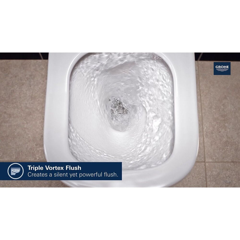 Комплект резервоар Grohe Rapid SL с клавиша Skate Cosmopolitan и тоалетна чиния Grohe Euro Ceramic Triple Vortex с капак soft close