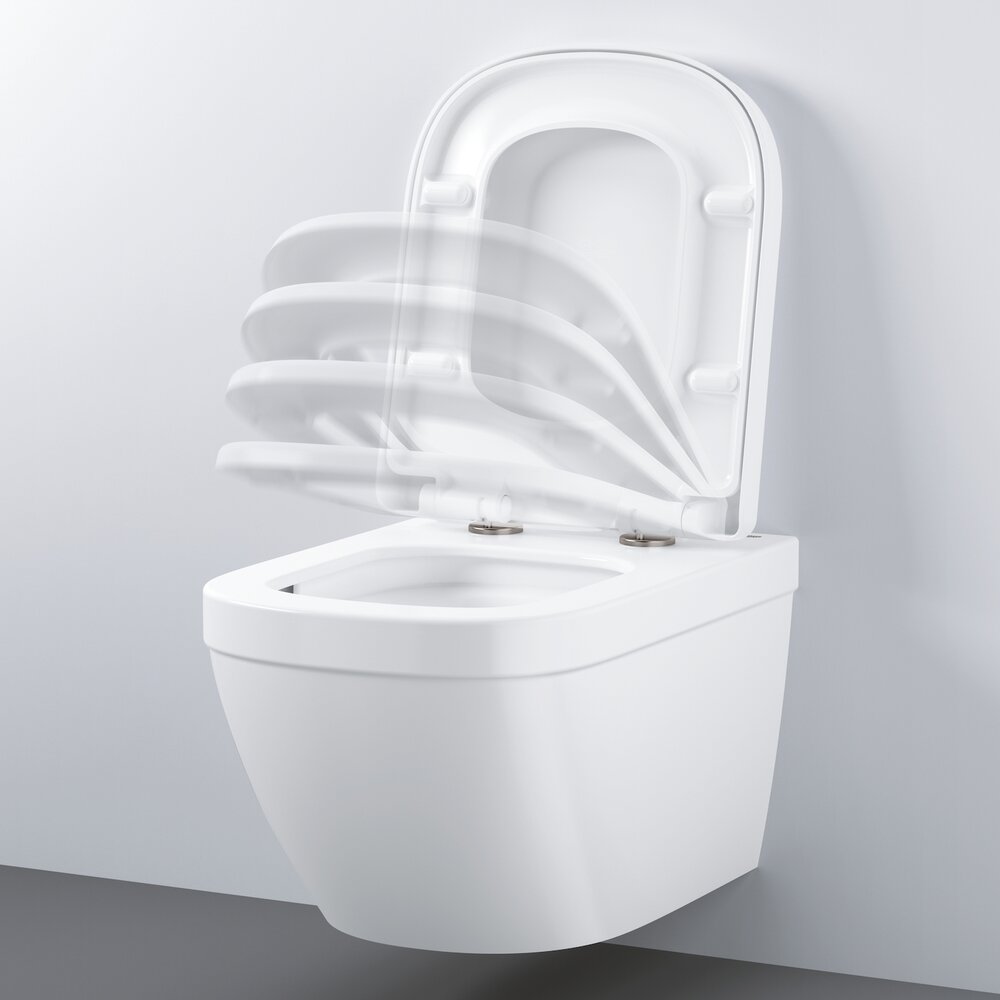 Комплект резервоар Grohe Rapid SL с клавиша Skate Cosmopolitan и тоалетна чиния Grohe Euro Ceramic Triple Vortex с капак soft close