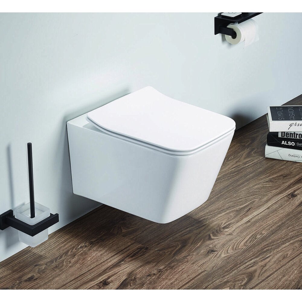 Комплект вградена тоалетна чиния Grohe Rapid SL с бяла клавиша Skate Air и тоалетна чиния Rune Jord бяла с капак softclose
